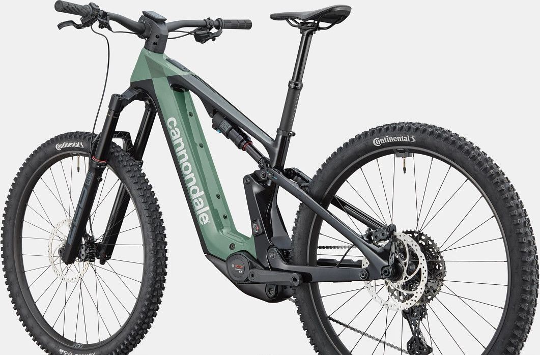 VTT Électrique Tout-Suspendu Cannondale Moterra 2 Shimano 11V 800Wh Bosch 100Nm 29'' Vert