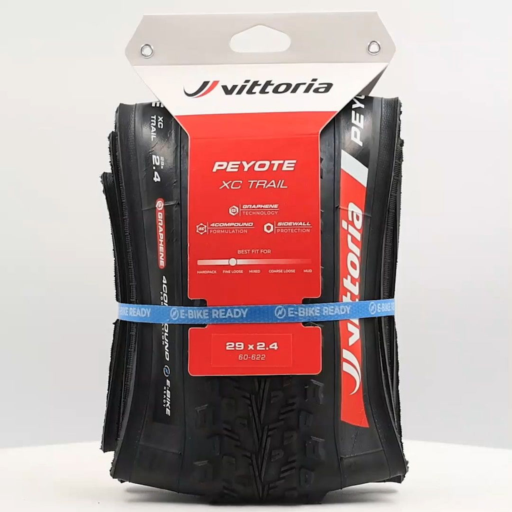 Pneu VTT Vittoria Peyote XC Trail 29'' Tubeless Ready Souple Anti-Puncture Belt Graphene 4Compound Formulation