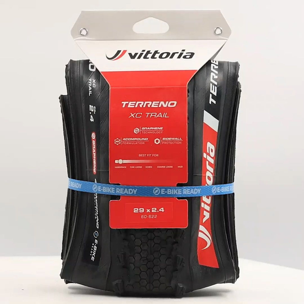 Pneu VTT Vittoria Terreno XC Trail 29'' Tubeless Ready Souple Anti-Puncture Belt Graphene 4Compound Formulation