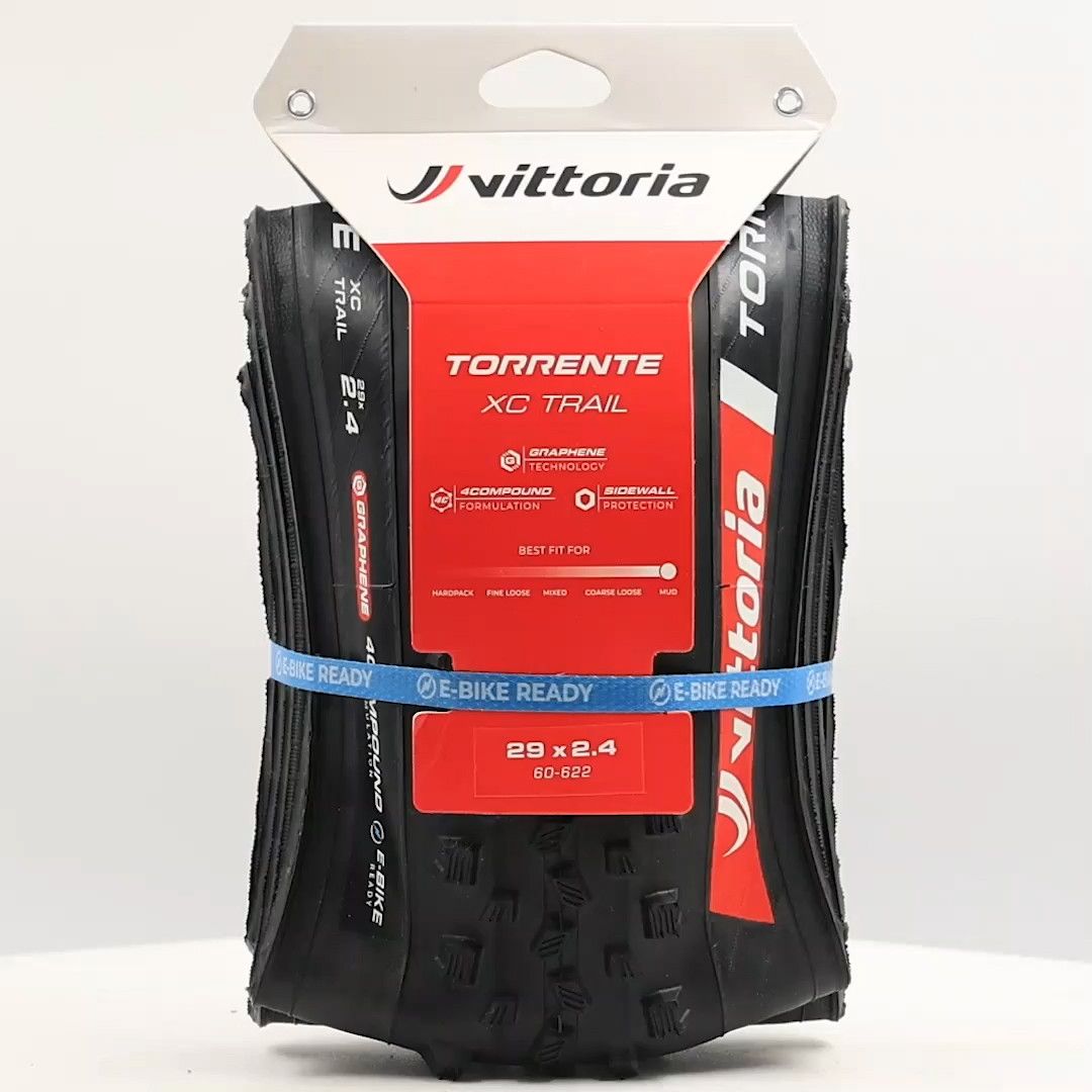 Pneu VTT Vittoria Torrente XC Trail 29'' Tubeless Ready Souple Anti-Puncture Belt Graphene 4Compound Formulation