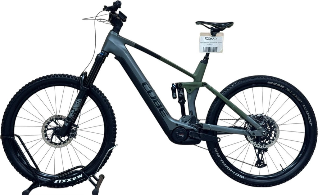 produit reconditionné . Cube Stereo Hybrid 160 HPC TM 750 Sram GX 2024 . VTT électrique . Cube . très bon état