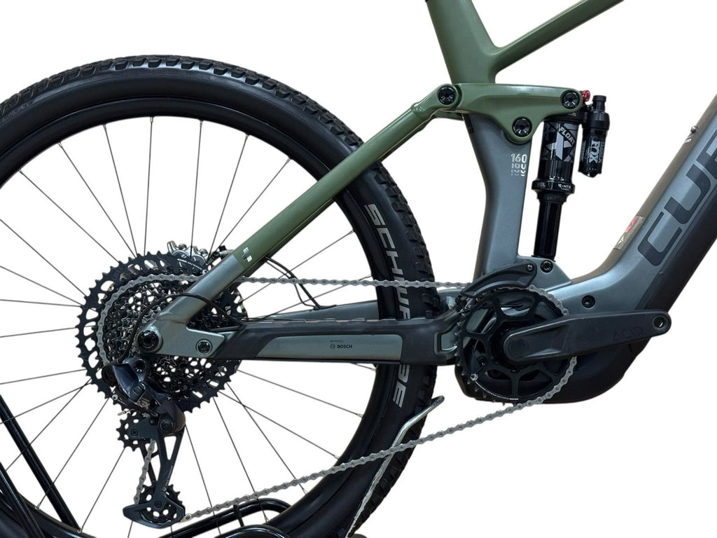 produit reconditionné . Cube Stereo Hybrid 160 HPC TM 750 Sram GX 2024 . VTT électrique . Cube . très bon état