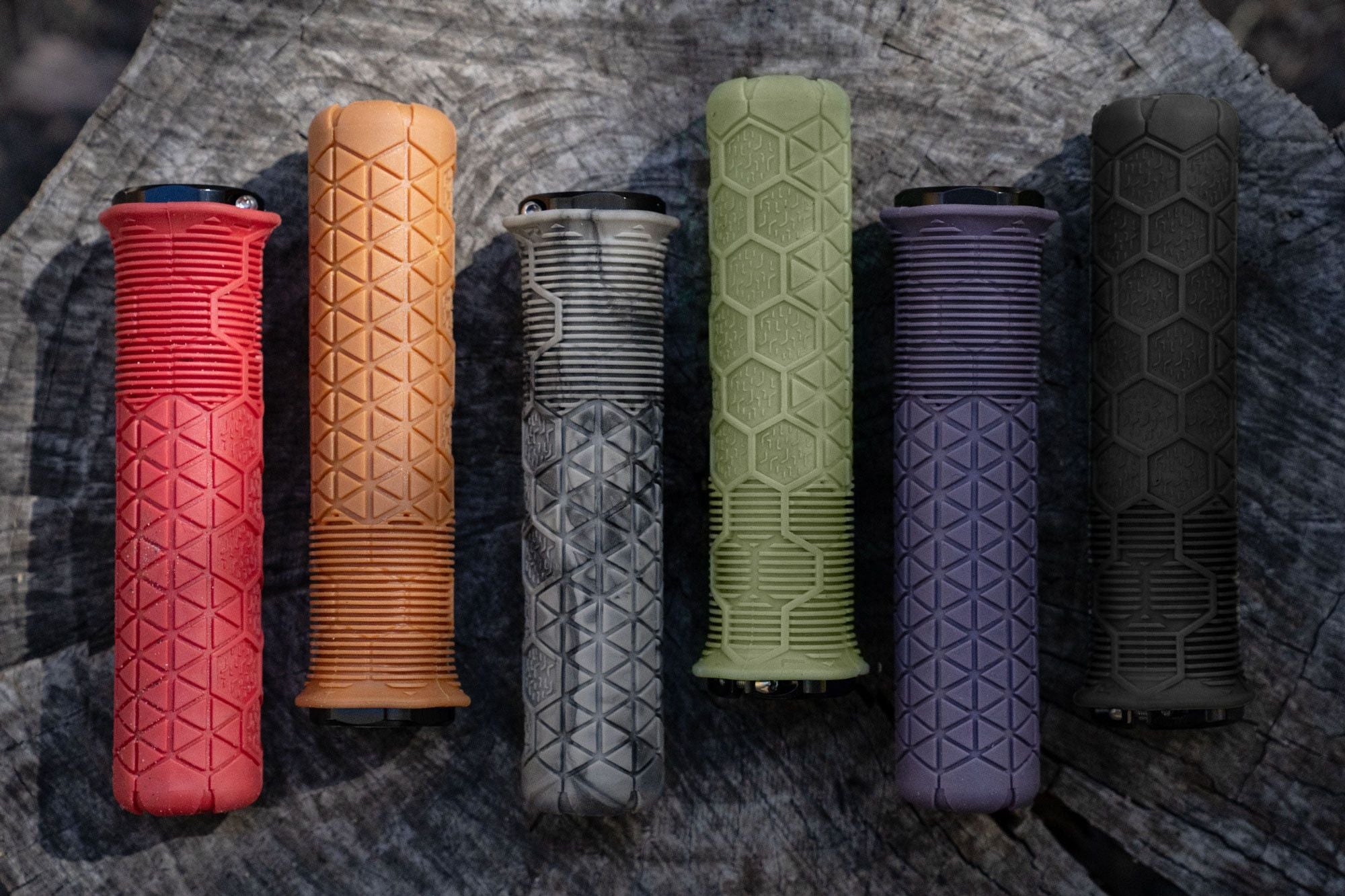 Paire de Grips Enve Fractal Lock-On Trail Noir