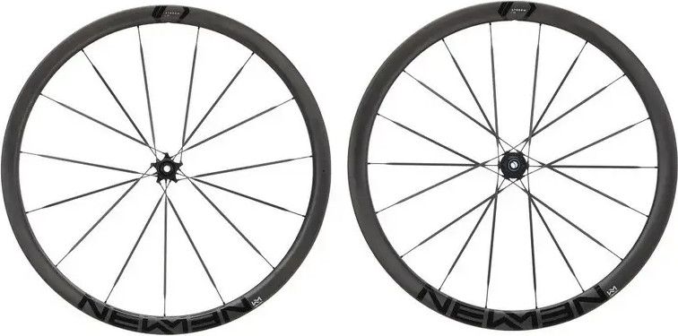 Paire roues carbone Newmen Streem C.35 C.38 VONOA rayon carbone