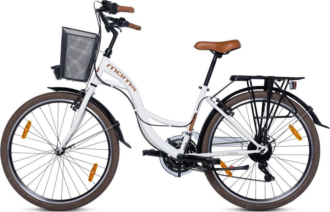 Vélo de Ville URBAN 26 , SHIMANO 21v - Blanc