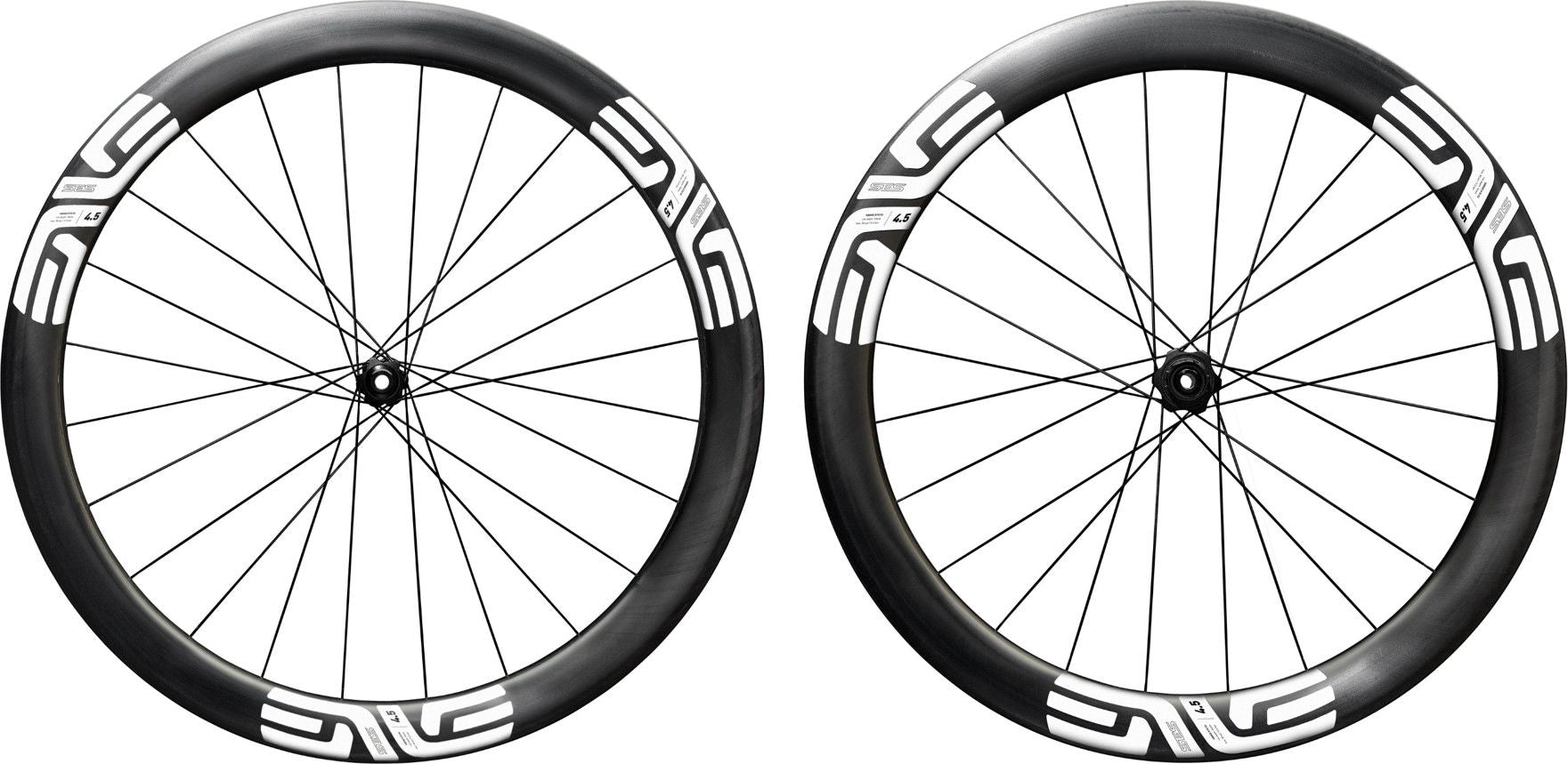 Paire de Roues Enve SES 4.5 700 mm | 12x100 - 12x142 mm | Center Lock | Stickers Blancs