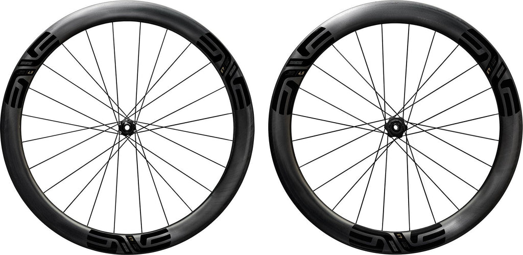 Paire de Roues Enve SES 4.5 700 mm | 12x100 - 12x142 mm | Center Lock | Stickers Noirs