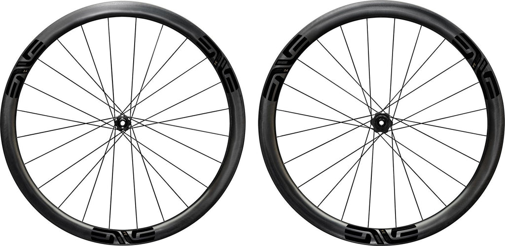 Paire de Roues Enve SES 3.4 700 mm | 12x100 - 12x142 mm | Center Lock | Stickers Noirs