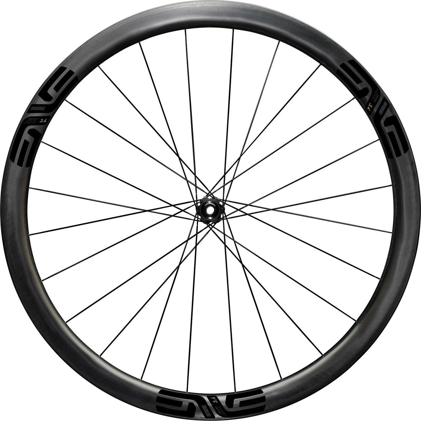 Paire de Roues Enve SES 3.4 700 mm | 12x100 - 12x142 mm | Center Lock | Stickers Noirs