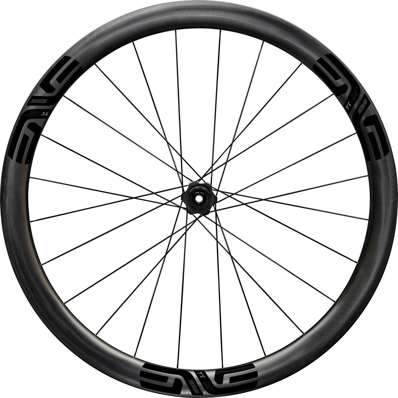 Paire de Roues Enve SES 3.4 700 mm | 12x100 - 12x142 mm | Center Lock | Stickers Noirs