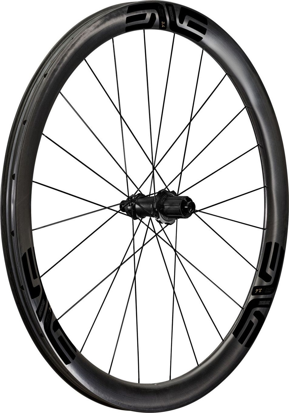 Paire de Roues Enve SES 3.4 700 mm | 12x100 - 12x142 mm | Center Lock | Stickers Noirs