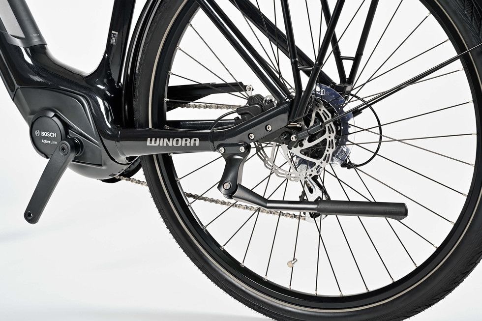 Vélo de Ville Électrique Winora Tria X7 Low Shimano Altus 7V 500 Wh 700 mm Noir