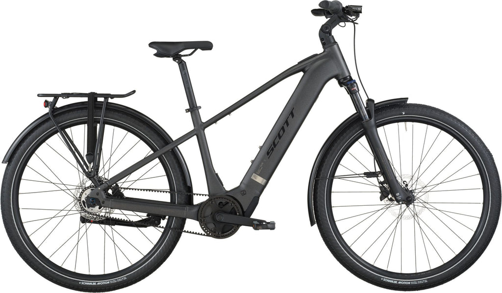 VTC Électrique Scott Sub Tour 30 Shimano Nexus 5V 540Wh 700mm Gris
