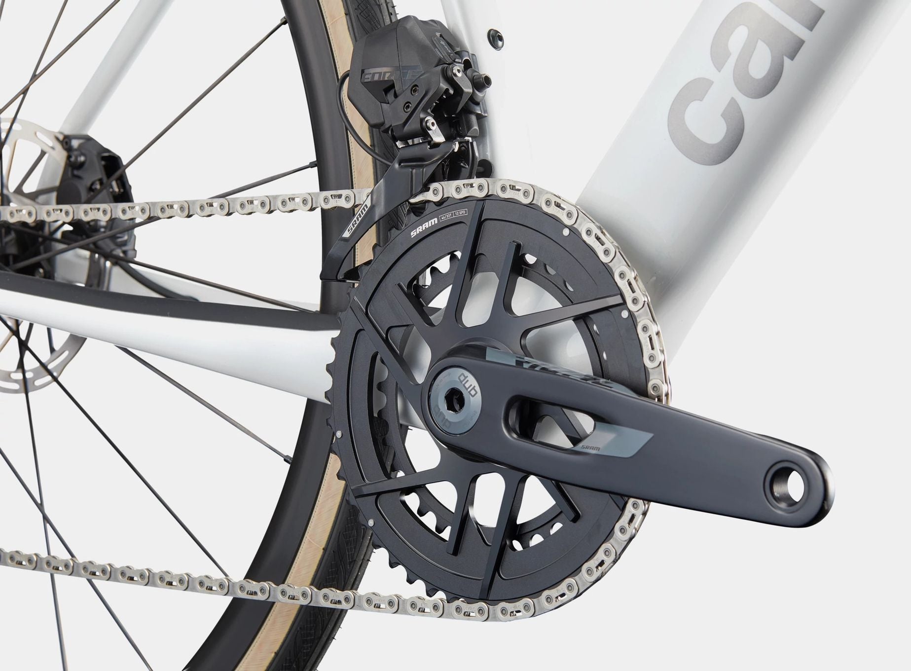 Vélo de Route Cannondale Synapse Carbon 3 SmartSense Sram Rival AXS 12V 700 mm Blanc