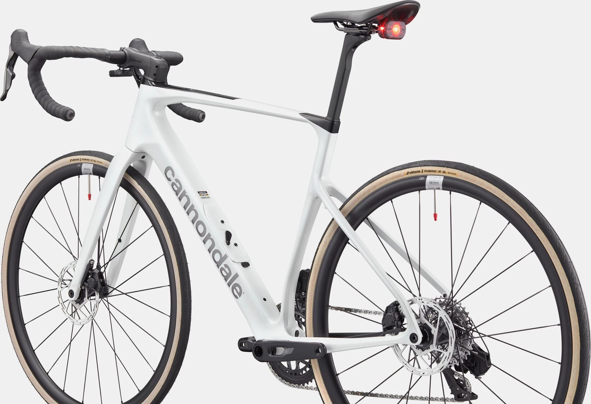 Vélo de Route Cannondale Synapse Carbon 3 SmartSense Sram Rival AXS 12V 700 mm Blanc