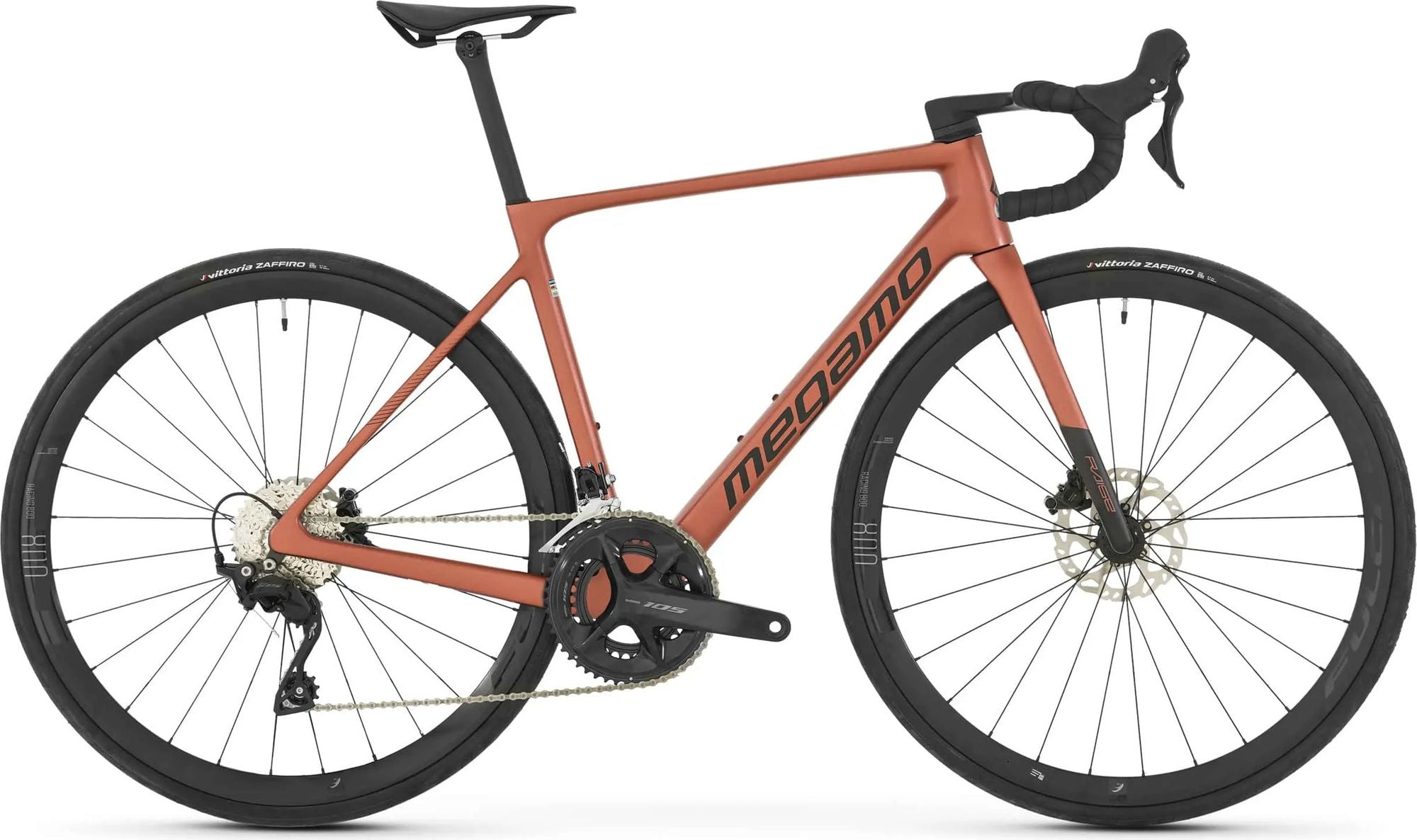 Vélo de Route Megamo Raise 20 Shimano 105 R7100 12V 700 mm Marron 2026