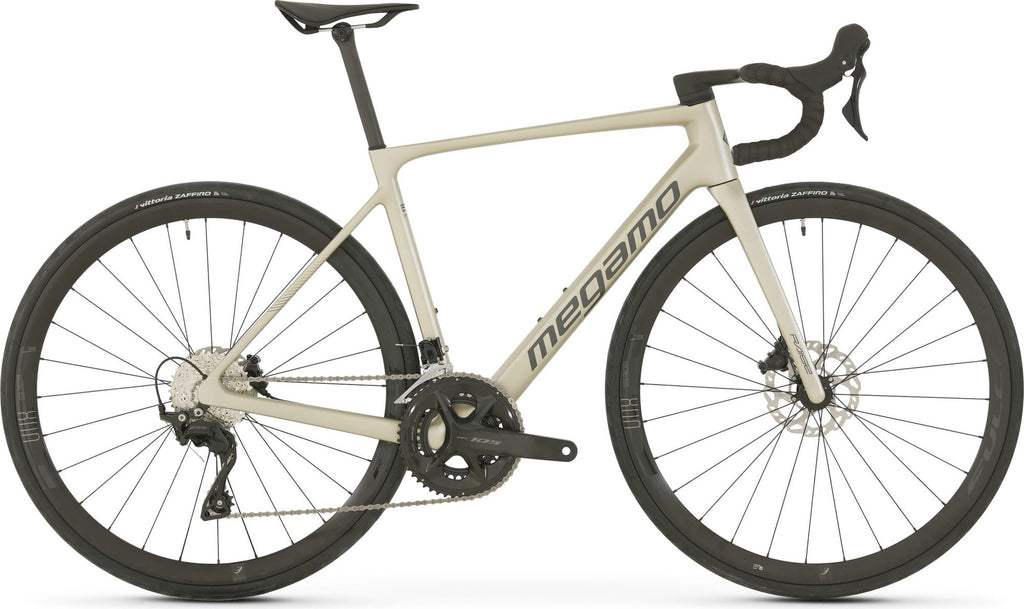 Vélo de Route Megamo Raise 20 Shimano 105 R7100 12V 700 mm Beige 2026
