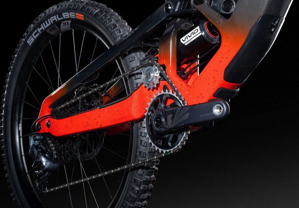 VTT Tout Suspendu Lapierre Spicy CF Team Sram 12V (29/27.5") Orange Cosmic