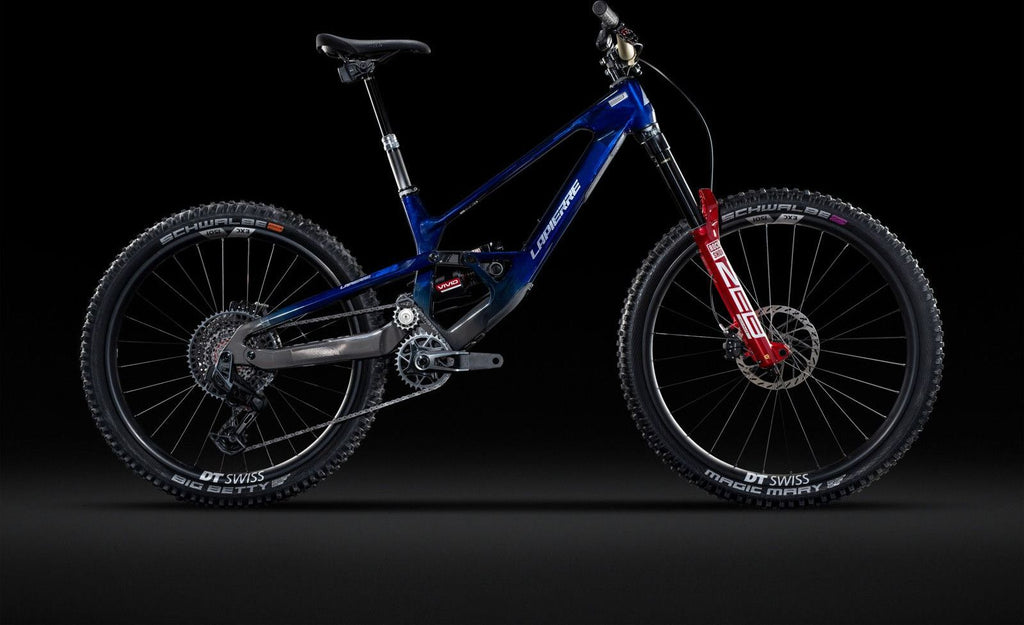 VTT Tout Suspendu Lapierre Spicy CF Team Sram 12V (29/27.5") Bleu Translucide 2025