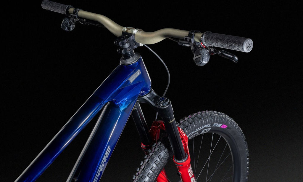 VTT Tout Suspendu Lapierre Spicy CF Team Sram 12V (29/27.5") Bleu Translucide 2025