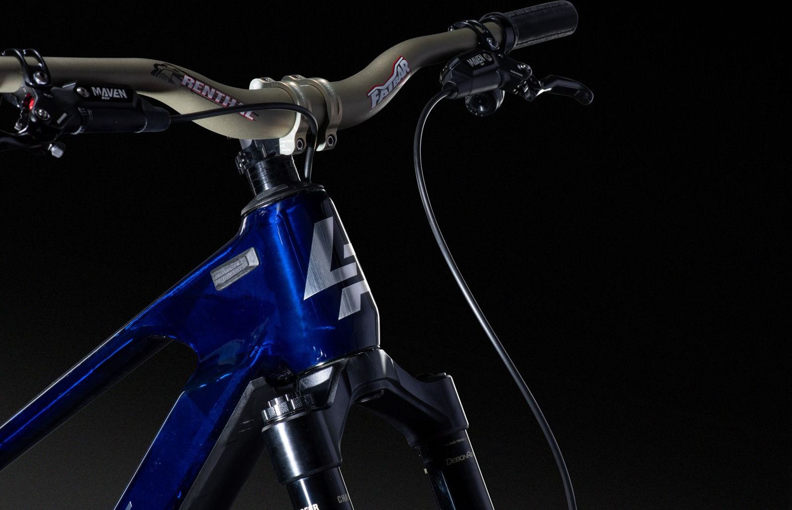 VTT Tout Suspendu Lapierre Spicy CF Team Sram 12V (29/27.5") Bleu Translucide 2025