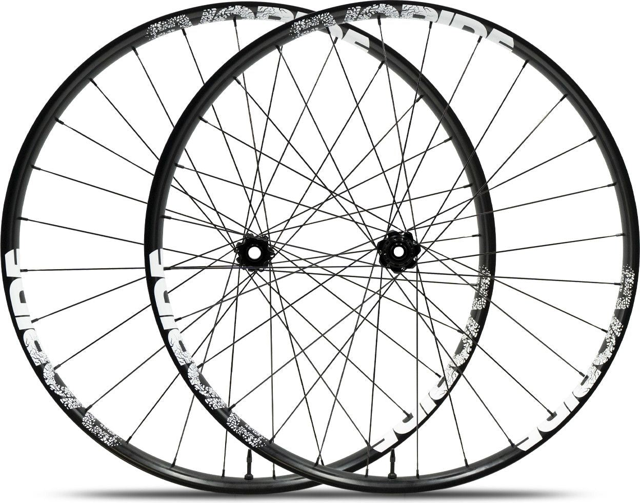 Paire de roues Evoride EvoGravel 18mm - Blanc - 700c Disque – 1200gr - 12x100 / 12x142 – Shimano 10/11/12 vitesses - Centerlock – 2026