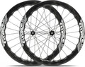 Paire de roues Evoride EvoFast 50mm - Blanc - 700c Disque – 1400gr - 12x100 / 12x142 – Shimano 10/11/12 vitesses - Centerlock – 2026