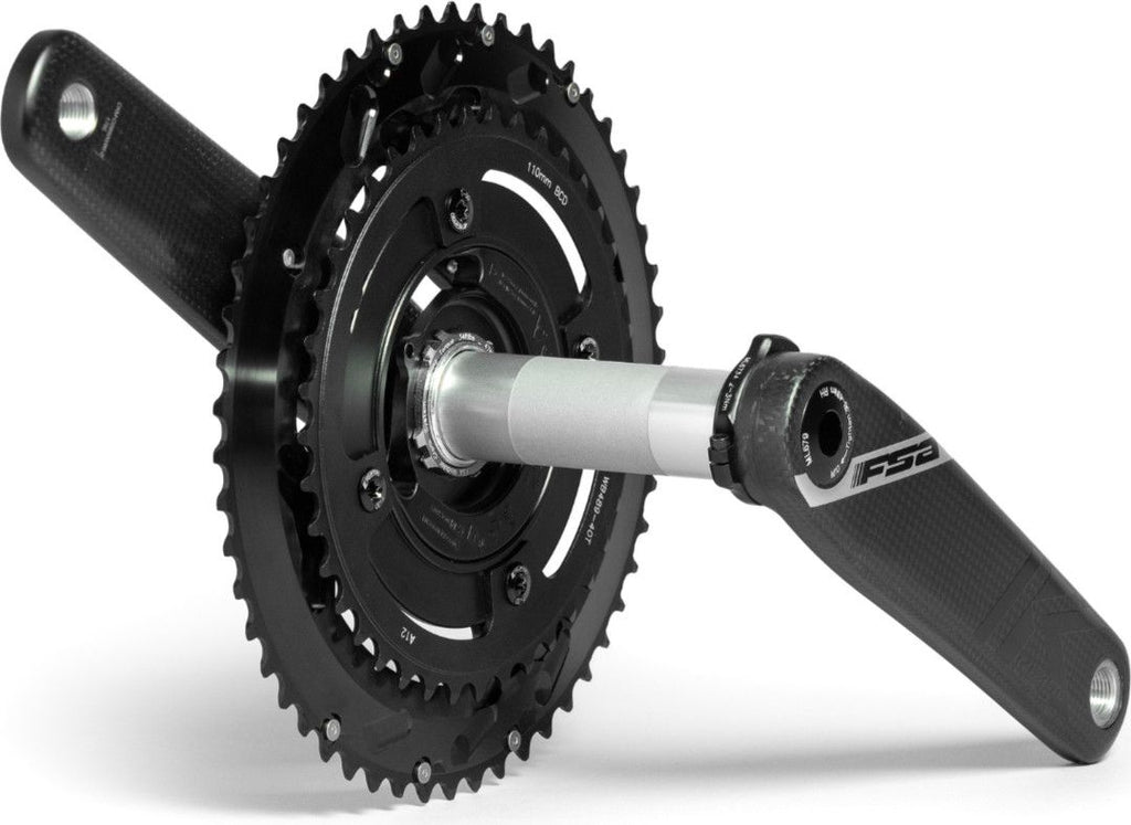 Pédalier Capteur de Puissance FSA K-Force Team Edition PowerBox 52/36 Dents 12V Noir
