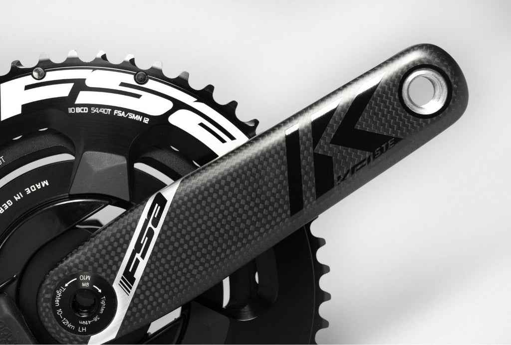 Pédalier Capteur de Puissance FSA K-Force Team Edition PowerBox 52/36 Dents 12V Noir
