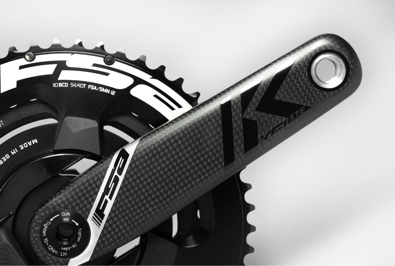 Pédalier Capteur de Puissance FSA K-Force Team Edition PowerBox 52/36 Dents 12V Noir