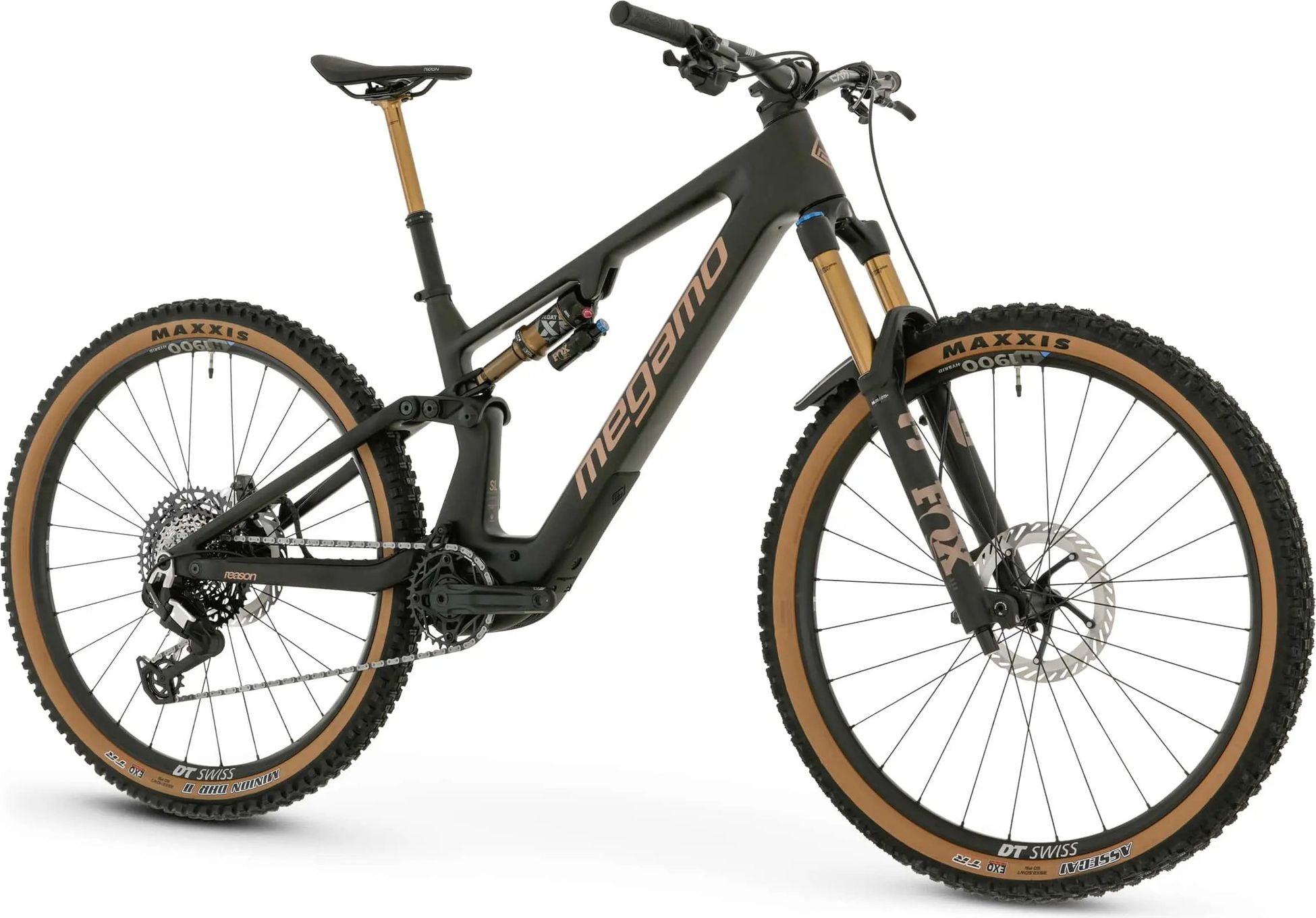 VTT Électrique Tout-Suspendu Megamo Reason CRB 03 Sram 12V 800Wh DJI 120Nm 29'' Noir 2026