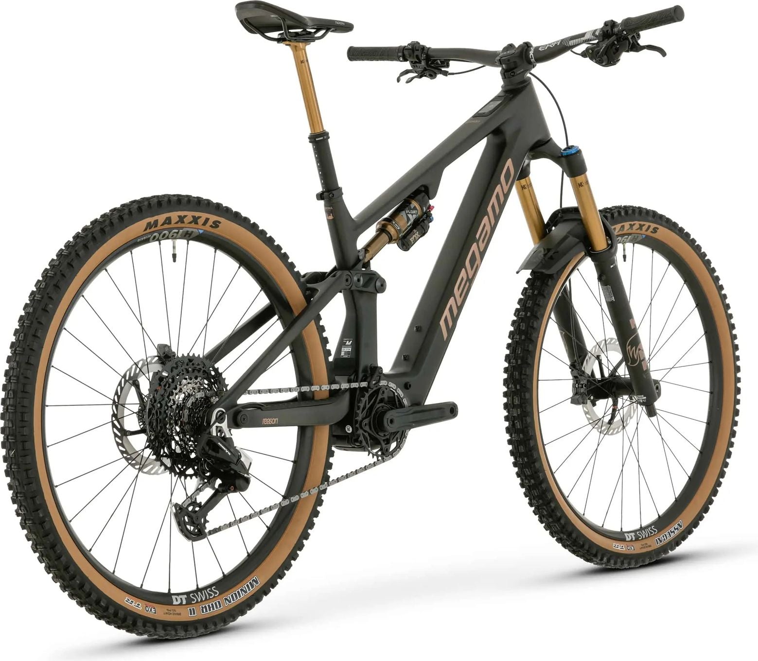 VTT Électrique Tout-Suspendu Megamo Reason CRB 03 Sram 12V 800Wh DJI 120Nm 29'' Noir 2026