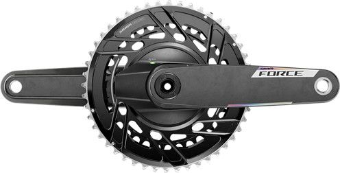 Pédalier Capteur de Puissance Sram Force E1 DUB 46-33 Dents 2x12V Noir (Sans Boitier)