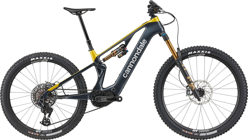 VTT Électrique Tout-Suspendu Cannondale Moterra SL 1 12V 600Wh Shimano 85Nm MX (29/27.5'') Bleu/Jaune