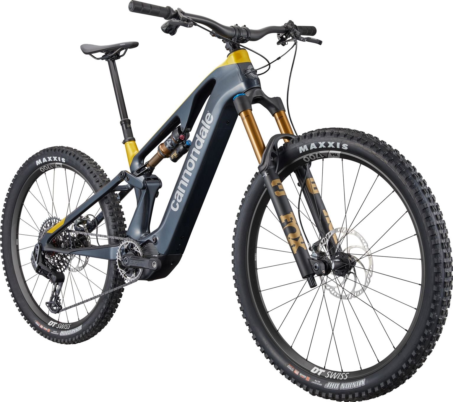 VTT Électrique Tout-Suspendu Cannondale Moterra SL 1 12V 600Wh Shimano 85Nm MX (29/27.5'') Bleu/Jaune