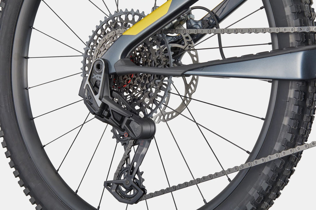 VTT Électrique Tout-Suspendu Cannondale Moterra SL 1 12V 600Wh Shimano 85Nm MX (29/27.5'') Bleu/Jaune
