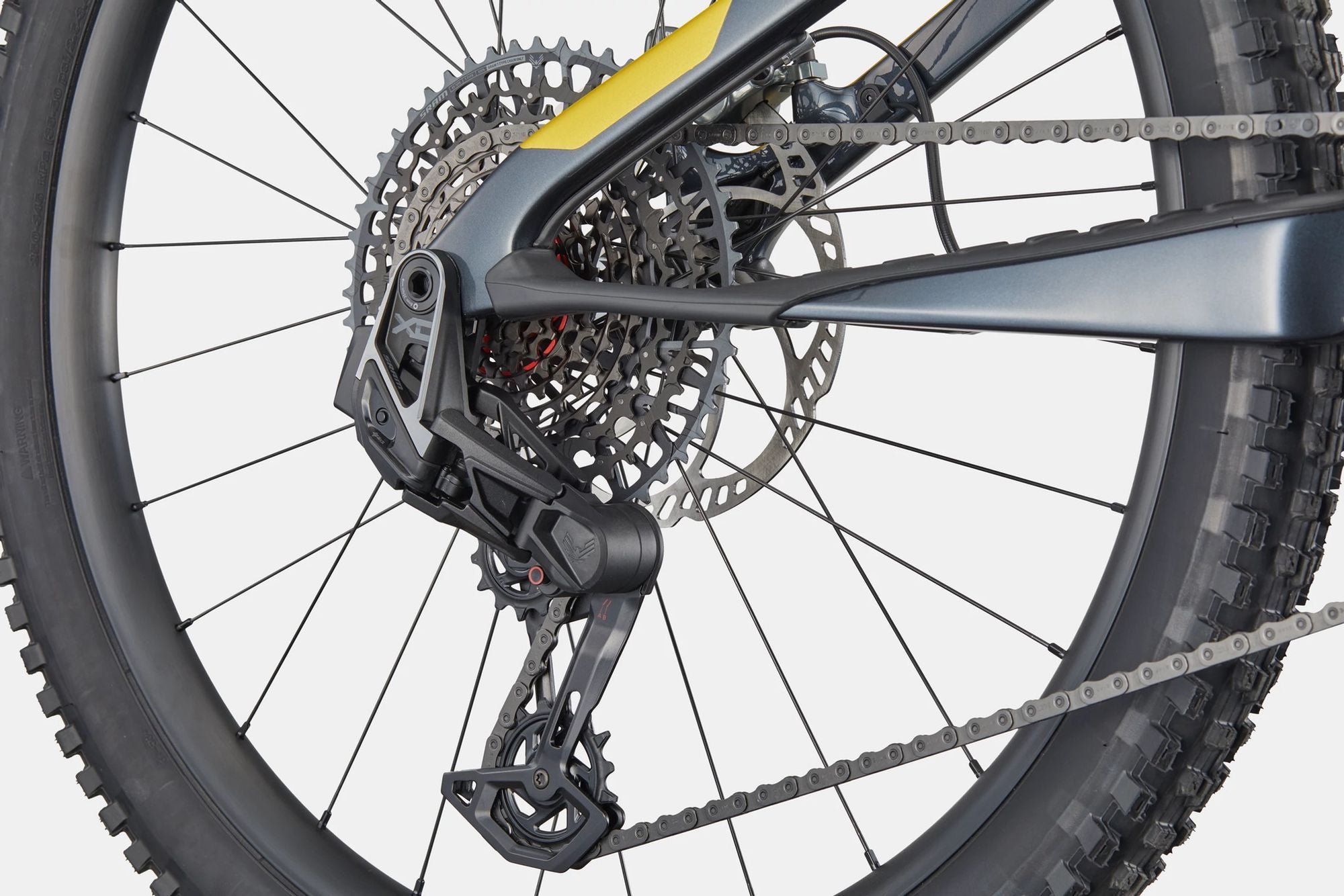 VTT Électrique Tout-Suspendu Cannondale Moterra SL 1 12V 600Wh Shimano 85Nm MX (29/27.5'') Bleu/Jaune