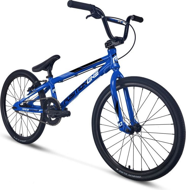 BMX Race Position One Race Series Bleu
