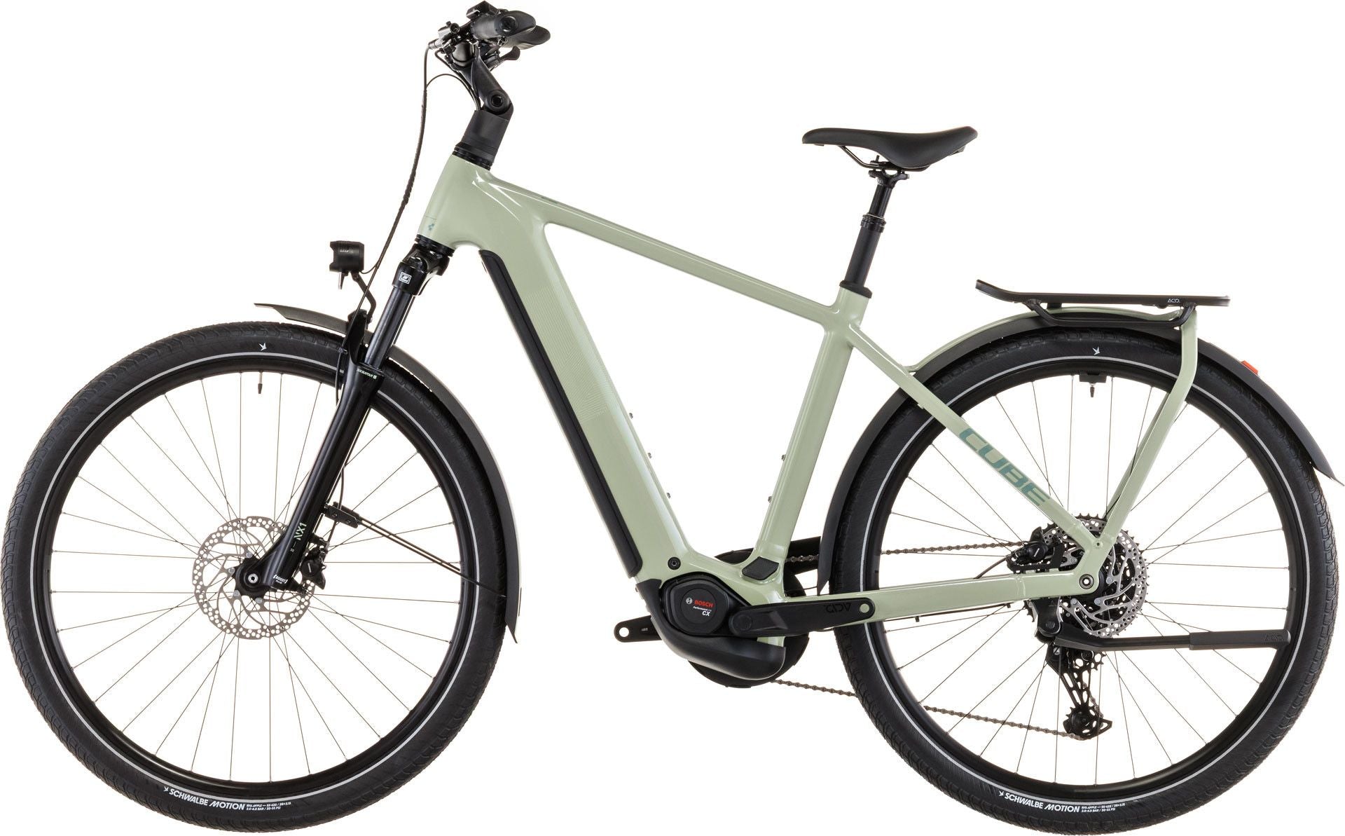 VTC Électrique Cube Kathmandu Hybrid One 800 Shimano Cues 10V 800 Wh 700 mm Vert Pea 2026