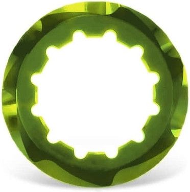 Écrou Centerlock Garbaruk pour Corps de Roue Libre Shimano HG Vert