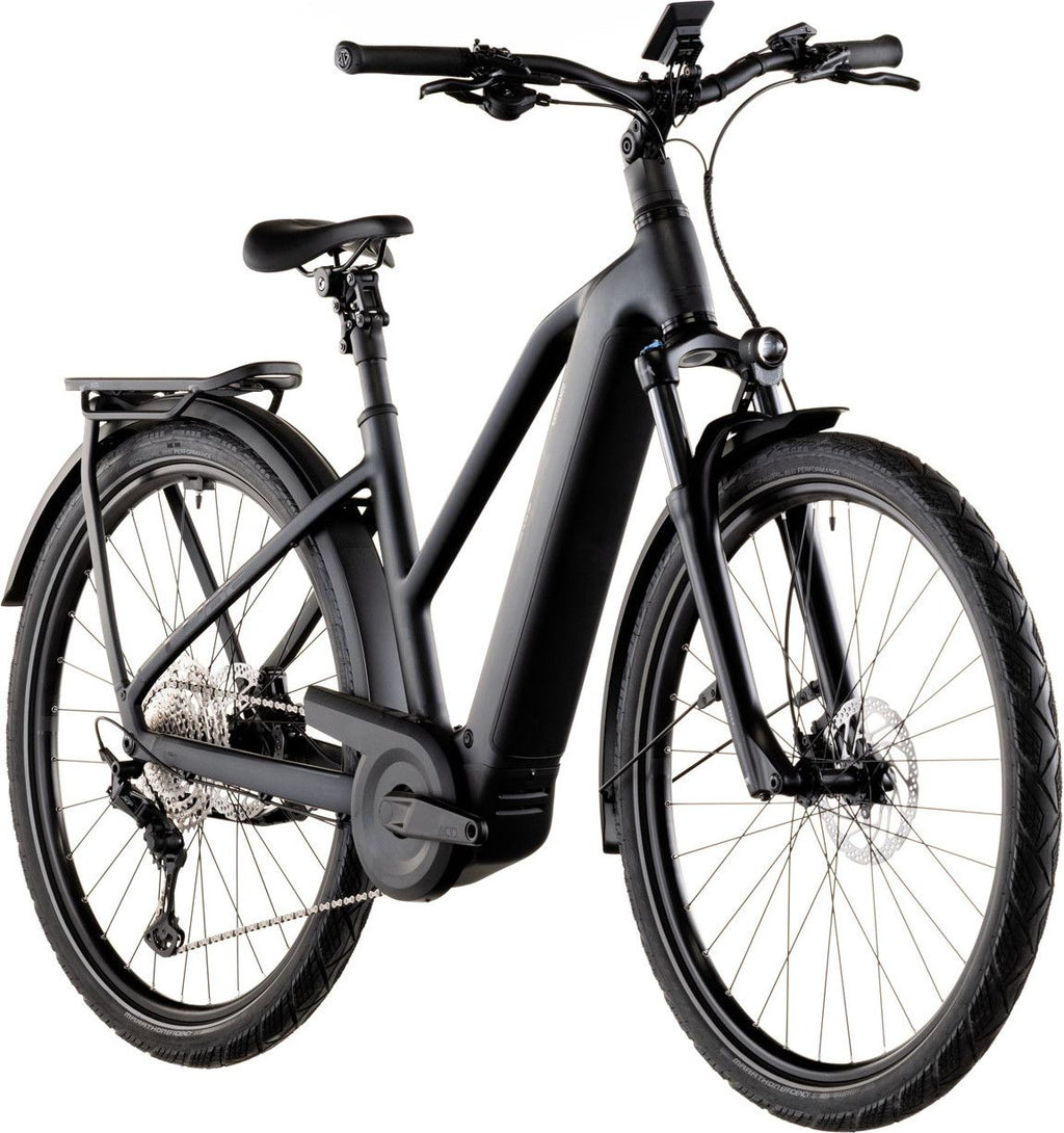 VTC Électrique Cube Kathmandu Hybrid Pro 800 Trapeze Shimano Deore/Deore XT 12V 800 Wh 700 mm Noir Coal 2026