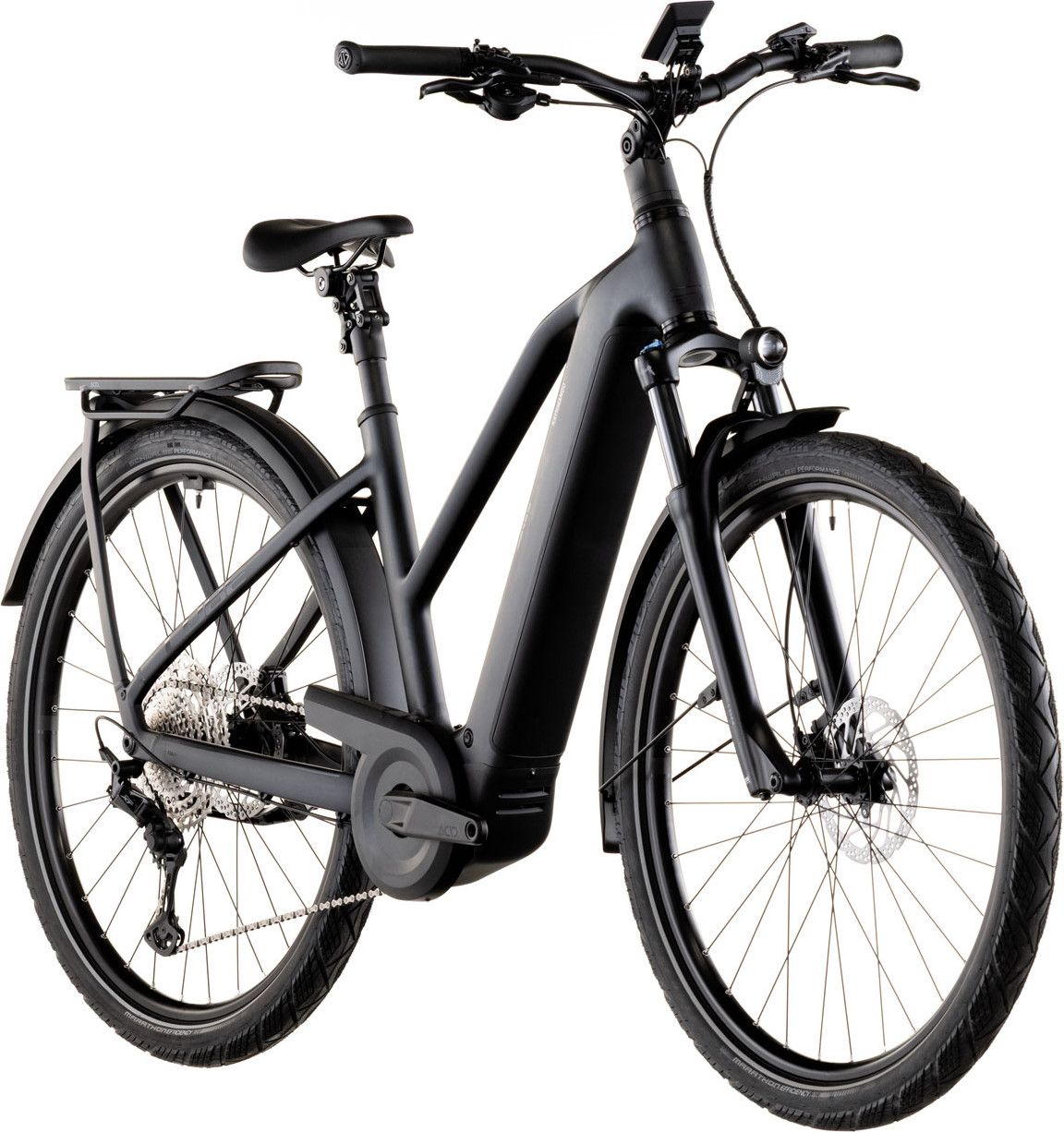 VTC Électrique Cube Kathmandu Hybrid Pro 800 Trapeze Shimano Deore/Deore XT 12V 800 Wh 700 mm Noir Coal 2026