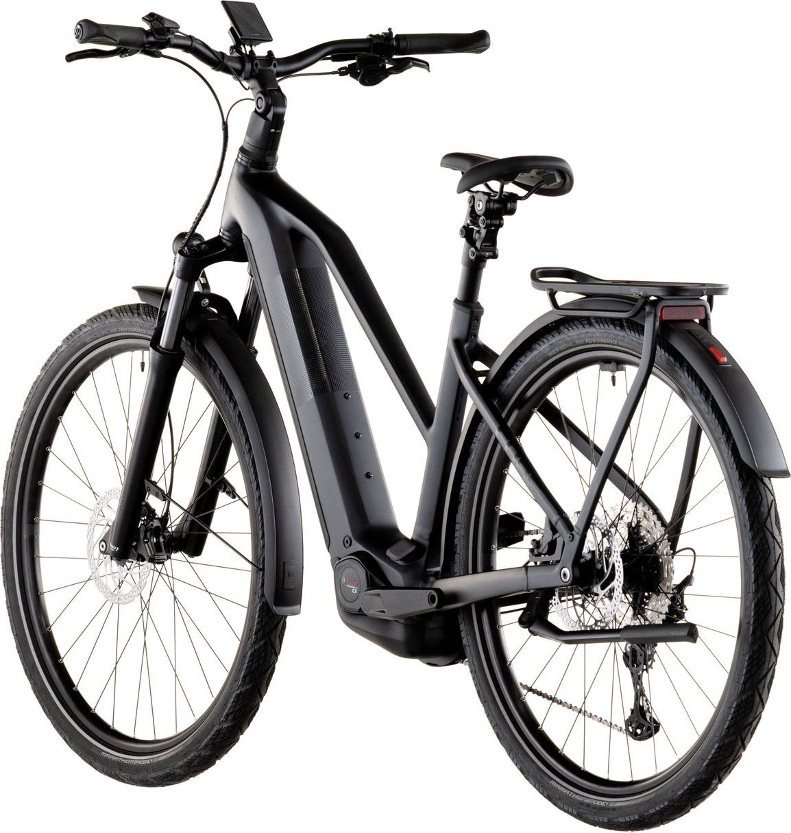 VTC Électrique Cube Kathmandu Hybrid Pro 800 Trapeze Shimano Deore/Deore XT 12V 800 Wh 700 mm Noir Coal 2026