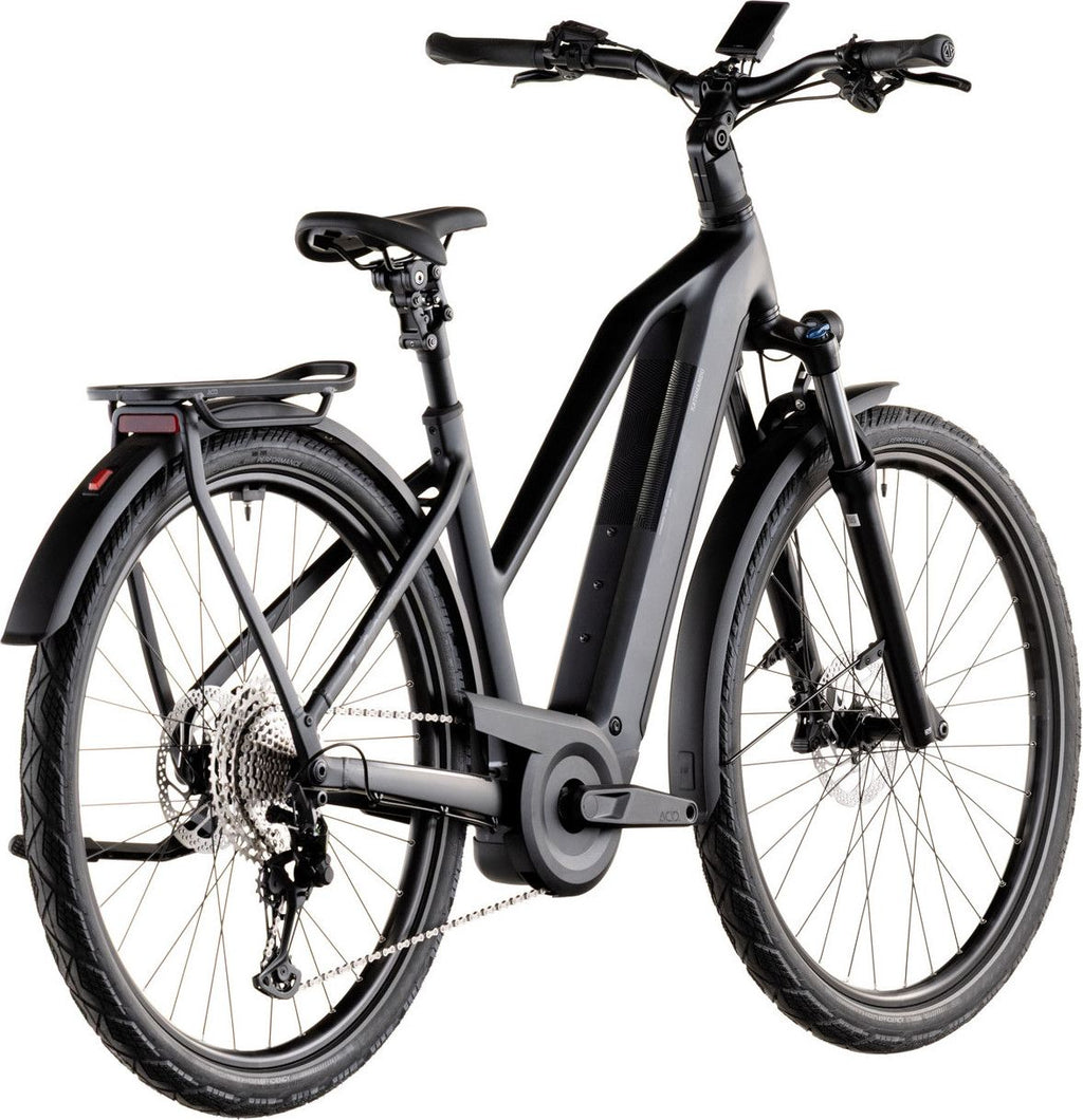VTC Électrique Cube Kathmandu Hybrid Pro 800 Trapeze Shimano Deore/Deore XT 12V 800 Wh 700 mm Noir Coal 2026