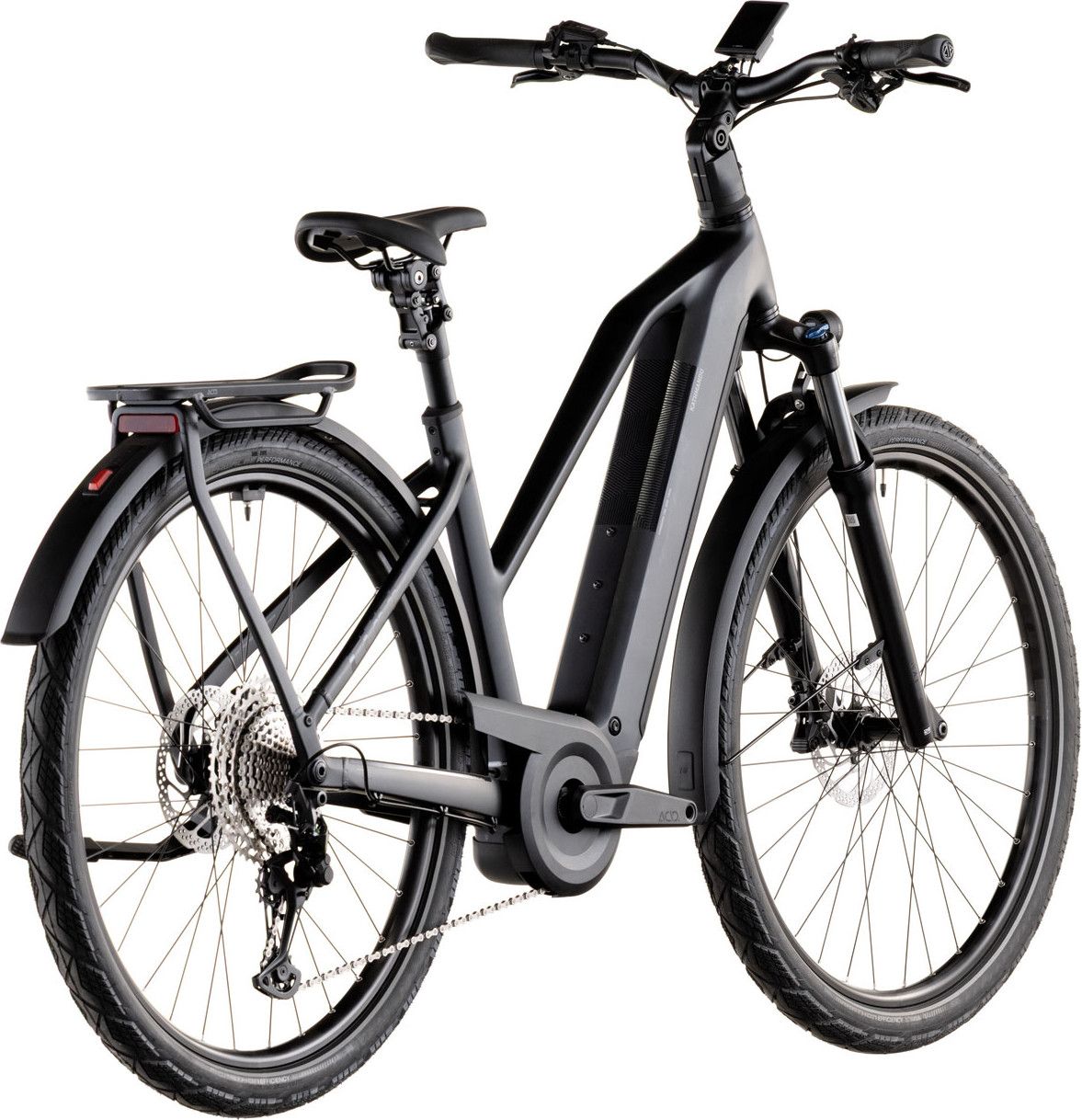 VTC Électrique Cube Kathmandu Hybrid Pro 800 Trapeze Shimano Deore/Deore XT 12V 800 Wh 700 mm Noir Coal 2026