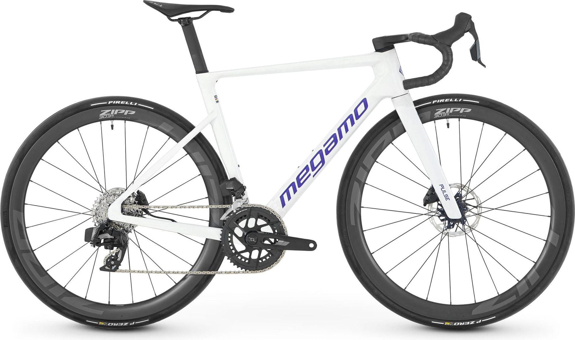 Vélo de Route Megamo Pulse 07 SLR Sram Rival AXS 12V 700 mm Blanc 2026