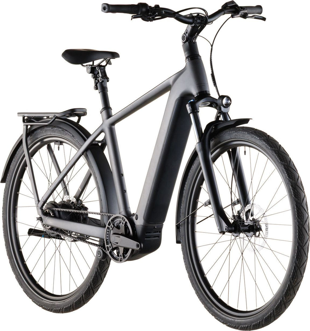 VTC Électrique Cube Kathmandu Hybrid Comfort Pro 800 Enviolo Trekking Courroie 800 Wh 700 mm Gris Slab 2026
