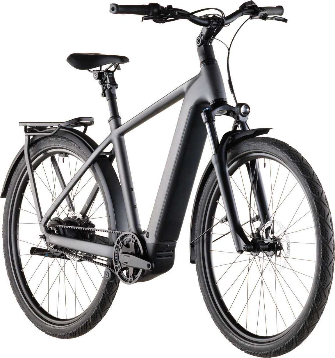VTC Électrique Cube Kathmandu Hybrid Comfort Pro 800 Enviolo Trekking Courroie 800 Wh 700 mm Gris Slab 2026