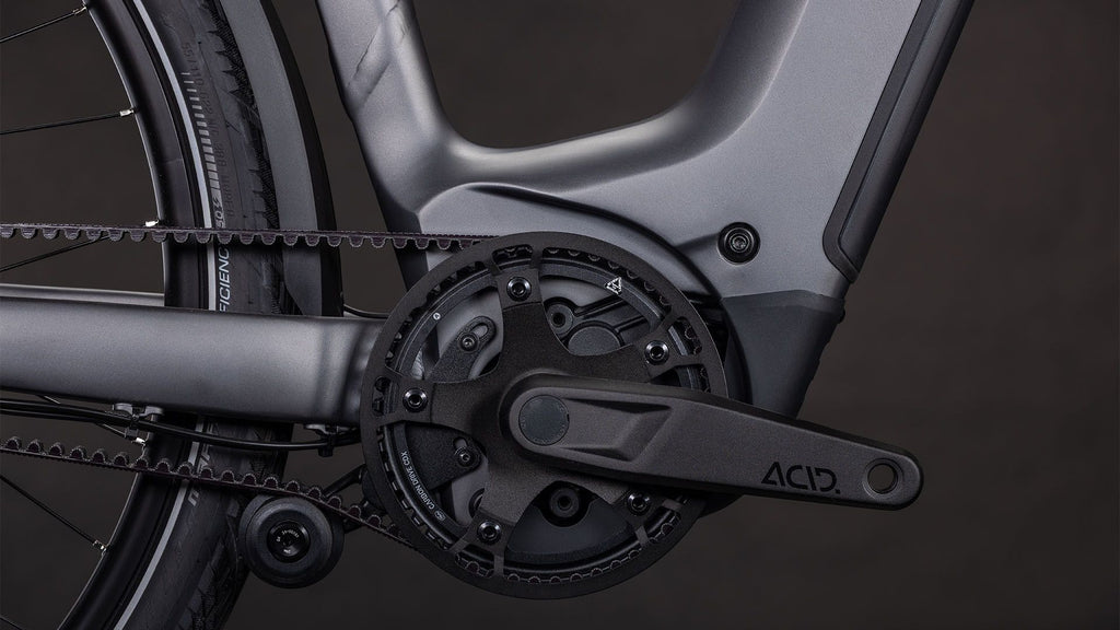 VTC Électrique Cube Kathmandu Hybrid Comfort Pro 800 Easy Entry Enviolo Trekking Courroie 800 Wh 700 mm Gris Slab 2026