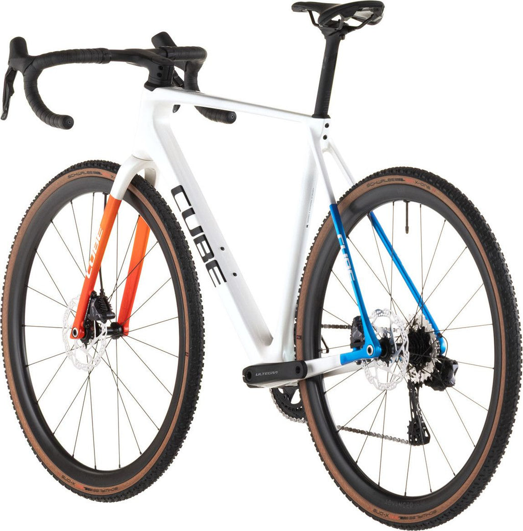 Vélo de Cyclocross Cube Cross Race C:62 SLX Shimano Ultegra Di2/GRX Di2 12V 700 mm Blanc Nacré Teamline 2026